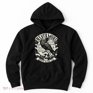 Edgar Allan Poe Quoth The Raven Hoodie