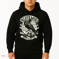 Edgar Allan Poe Quoth The Raven Hoodie thumb 2
