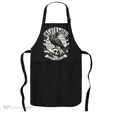 Edgar Allan Poe Quoth The Raven Apron