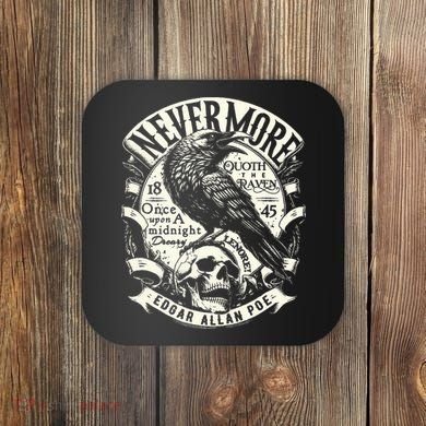 Edgar Allan Poe Quoth The Raven Coaster