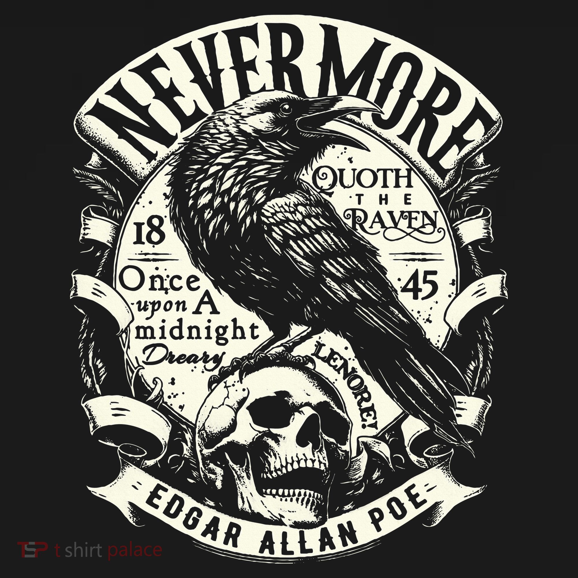 Edgar Allan Poe Quoth The Raven Polo