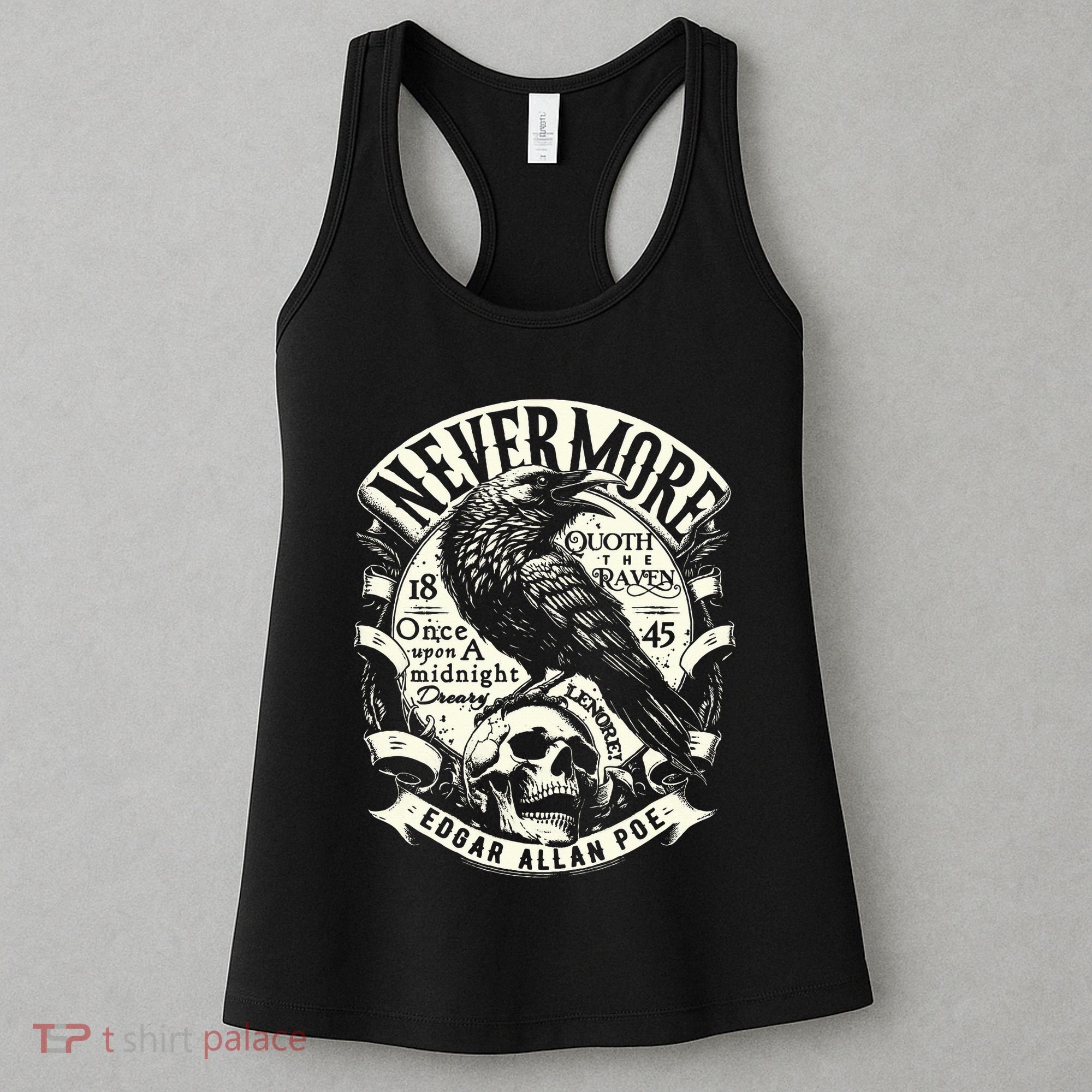 Edgar Allan Poe Quoth The Raven Women's Tank Top