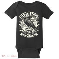 Edgar Allan Poe Quoth The Raven Baby Bodysuit thumb 0