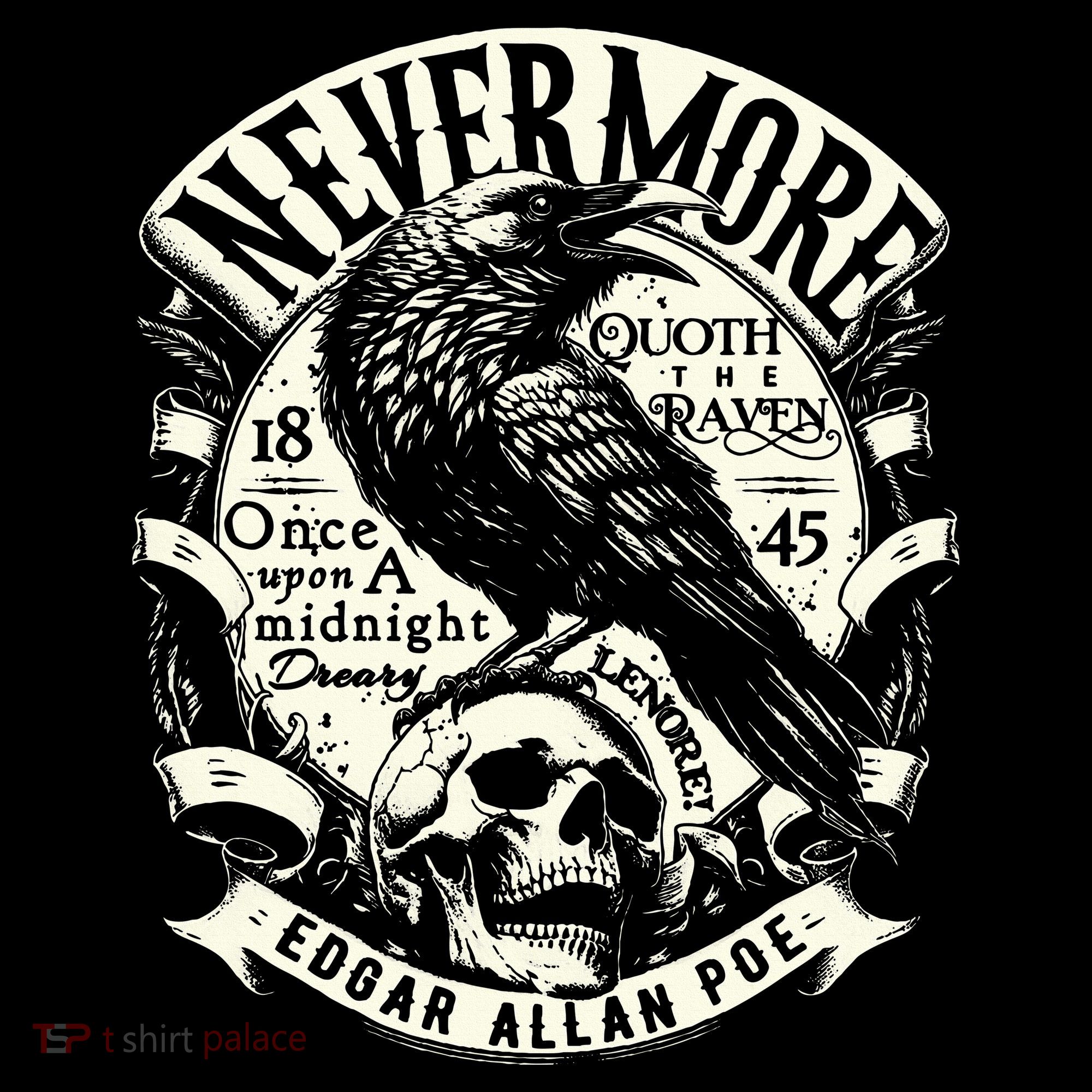 Edgar Allan Poe Quoth The Raven Toddler Hoodie