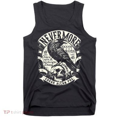 Edgar Allan Poe Quoth The Raven Tank Top