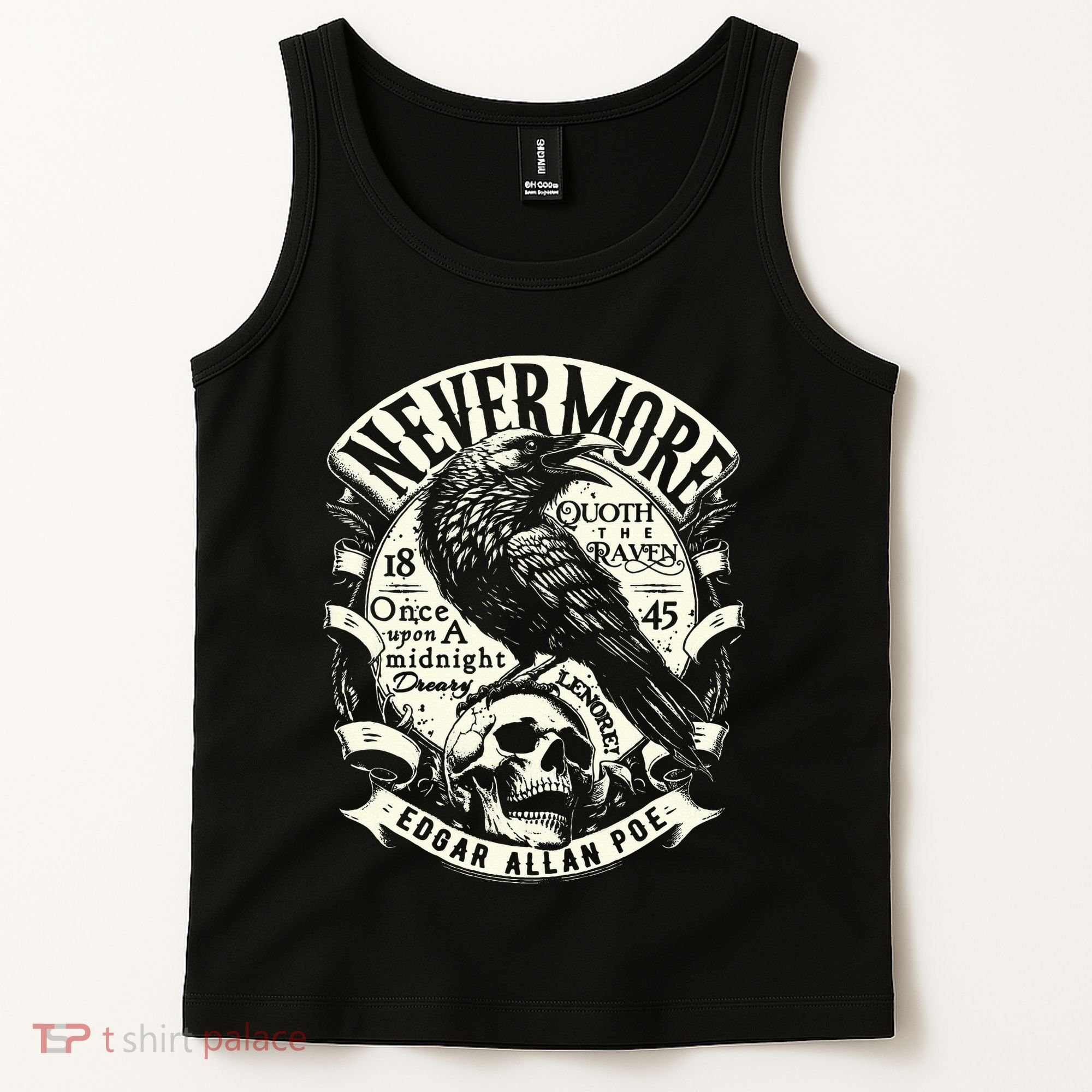 Edgar Allan Poe Quoth The Raven Tank Top