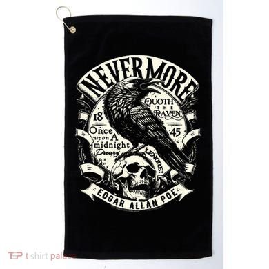 Edgar Allan Poe Quoth The Raven Golf Towel