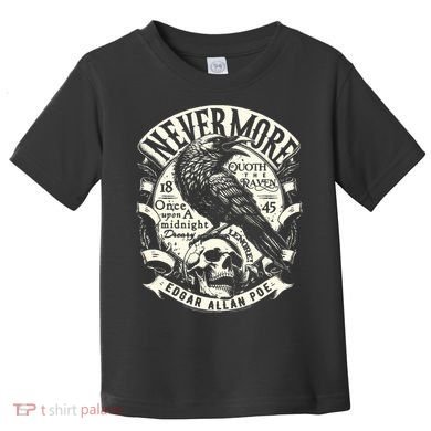 Edgar Allan Poe Quoth The Raven Toddler T-Shirt