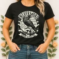 Edgar Allan Poe Quoth The Raven Women's T-Shirt thumb 2