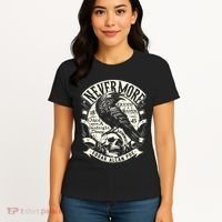 Edgar Allan Poe Quoth The Raven Women's T-Shirt thumb 4