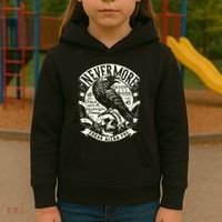 Edgar Allan Poe Quoth The Raven Kids Hoodie thumb 3