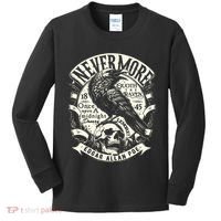 Edgar Allan Poe Quoth The Raven Kids Long Sleeve Shirt thumb 0