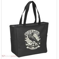 Edgar Allan Poe Quoth The Raven Tote Bag thumb 2