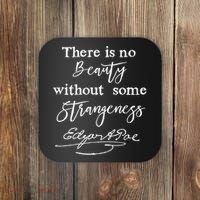 Edgar Allan Poe Writer Art Literary Gifts Gothic Bookworm Coaster thumb 0