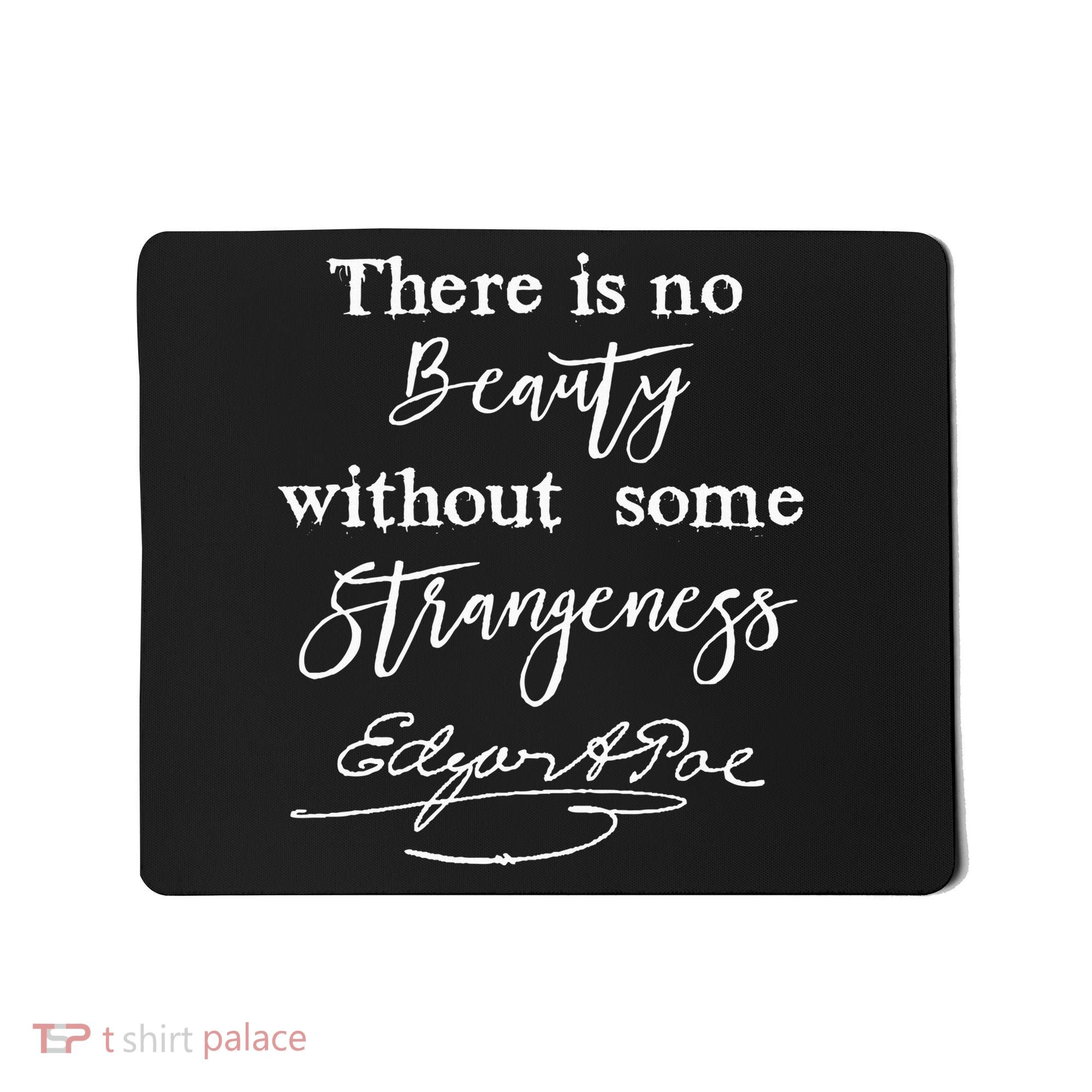Edgar Allan Poe Writer Art Literary Gifts Gothic Bookworm Mousepad
