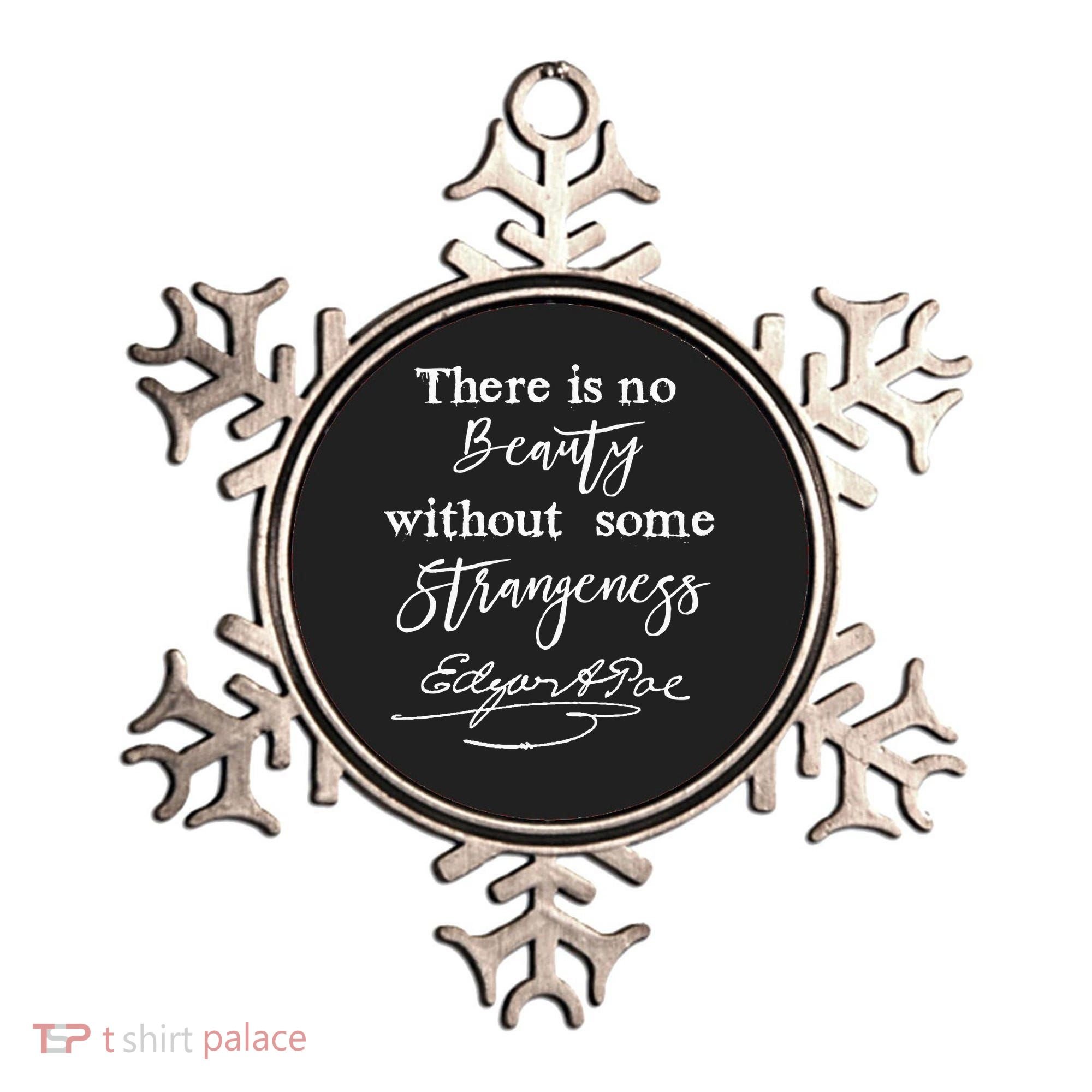 Edgar Allan Poe Writer Art Literary Gifts Gothic Bookworm Ornament