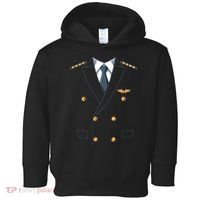 Easy Airline Pilot Costume Pilot Body Headless Pilot Costume Toddler Hoodie thumb 0