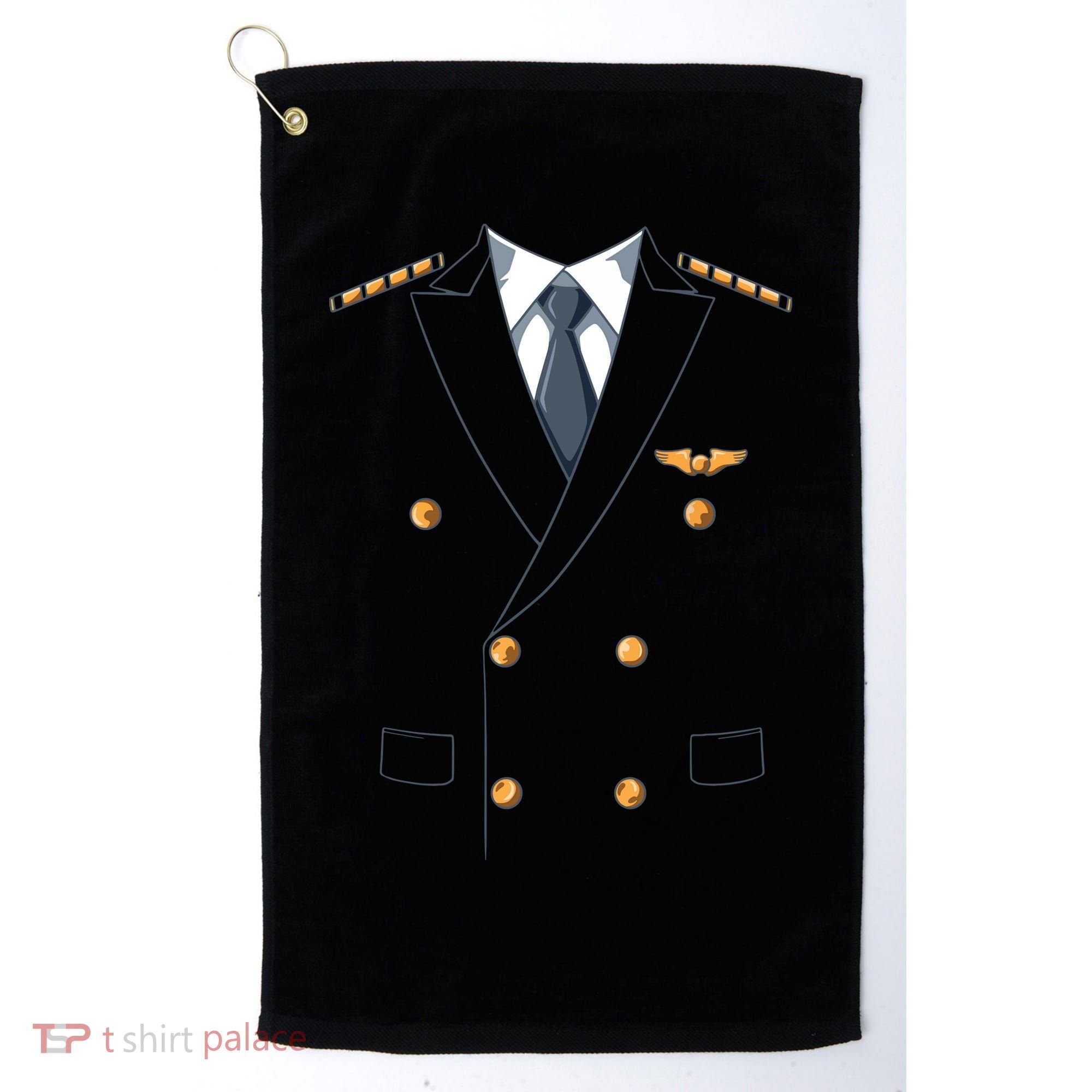 Easy Airline Pilot Costume Pilot Body Headless Pilot Costume Golf Towel
