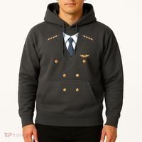Easy Airline Pilot Costume Pilot Body Headless Pilot Costume Hoodie thumb 2