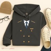 Easy Airline Pilot Costume Pilot Body Headless Pilot Costume Hoodie thumb 4