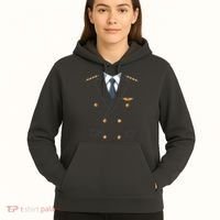 Easy Airline Pilot Costume Pilot Body Headless Pilot Costume Hoodie thumb 5
