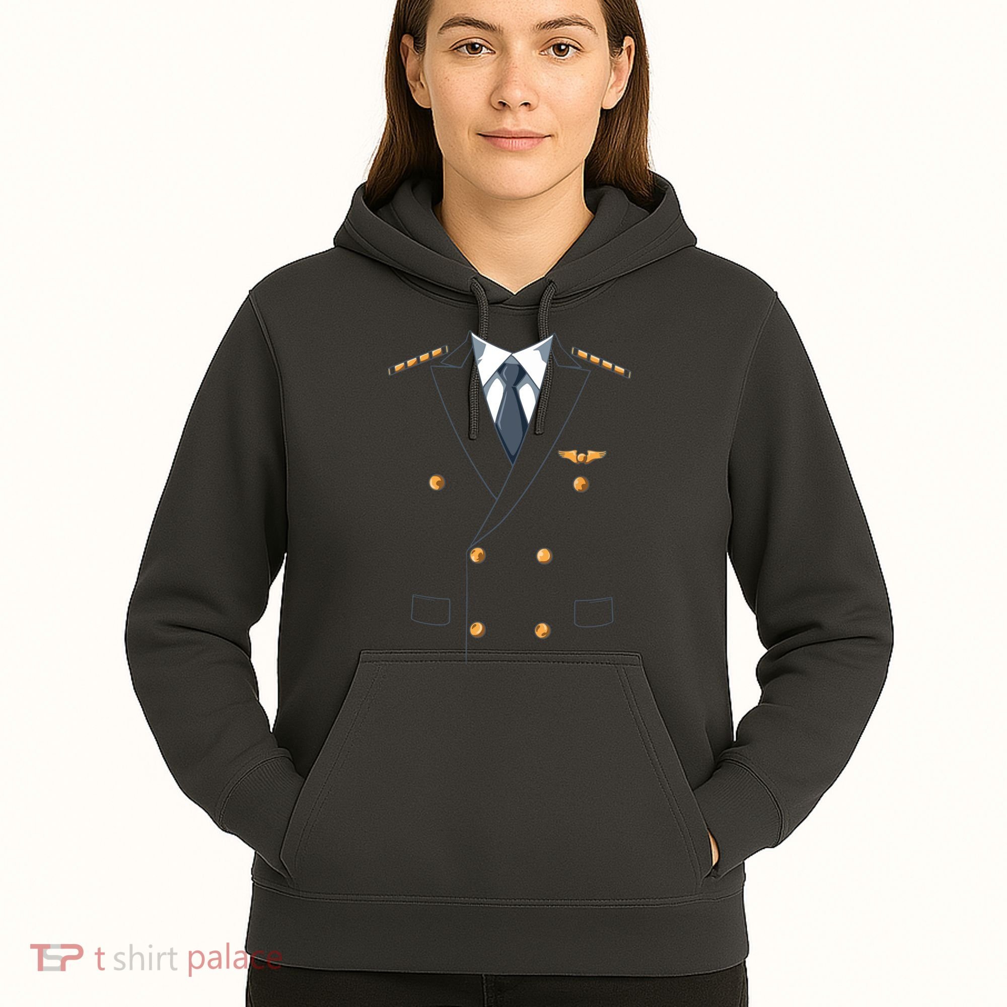 Easy Airline Pilot Costume Pilot Body Headless Pilot Costume Hoodie