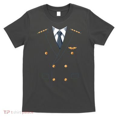 Easy Airline Pilot Costume Pilot Body Headless Pilot Costume T-Shirt