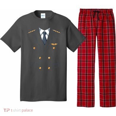 Easy Airline Pilot Costume Pilot Body Headless Pilot Costume Pajama Set