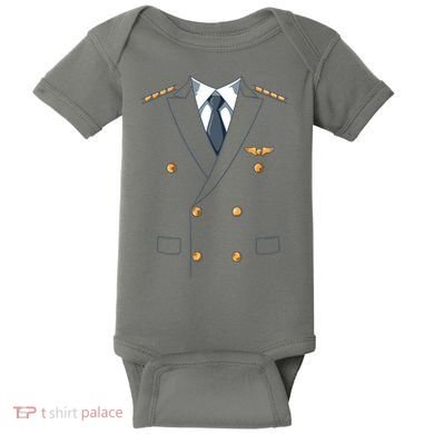 Easy Airline Pilot Costume Pilot Body Headless Pilot Costume Baby Bodysuit