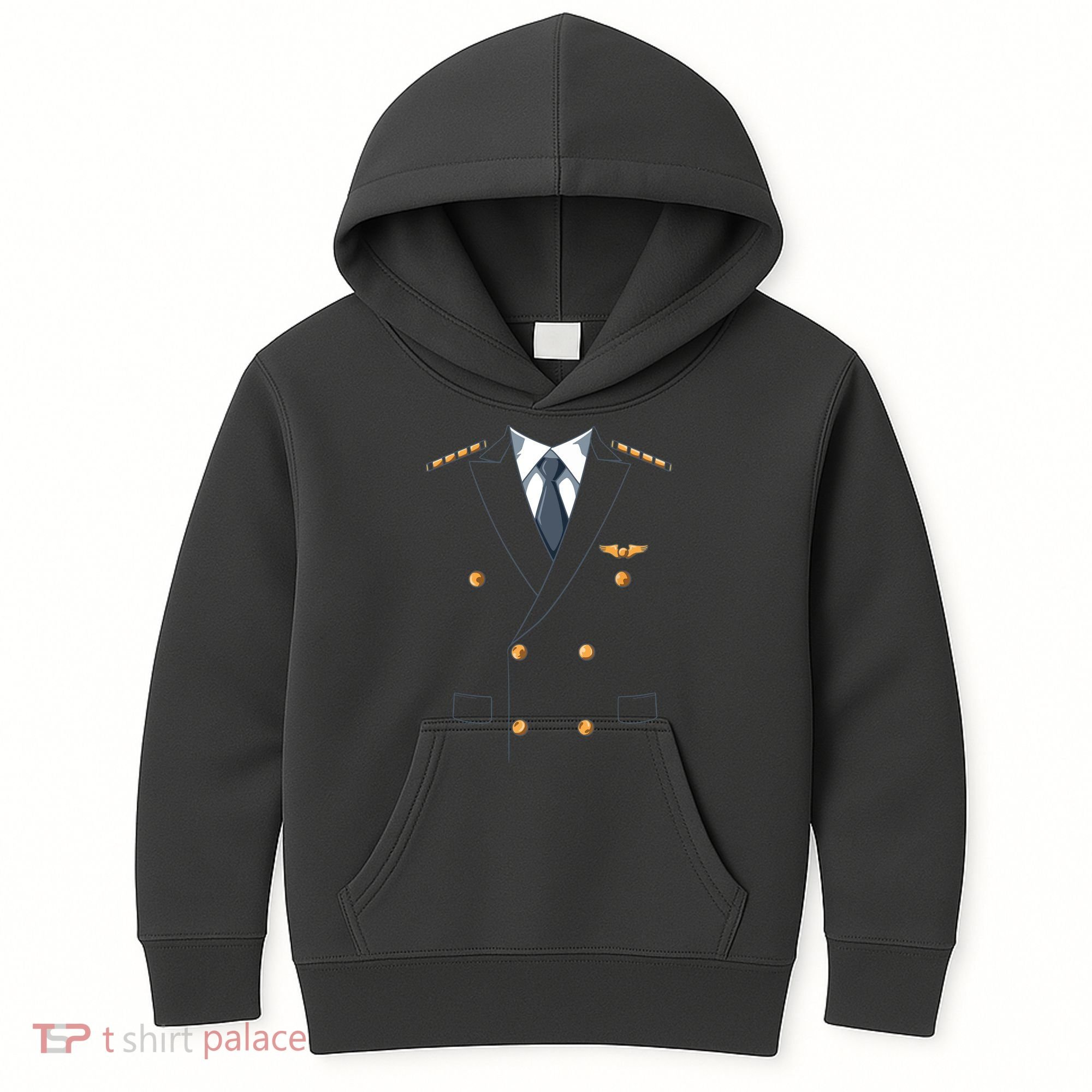 Easy Airline Pilot Costume Pilot Body Headless Pilot Costume Kids Hoodie