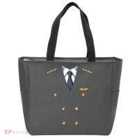 Easy Airline Pilot Costume Pilot Body Headless Pilot Costume Tote Bag thumb 0