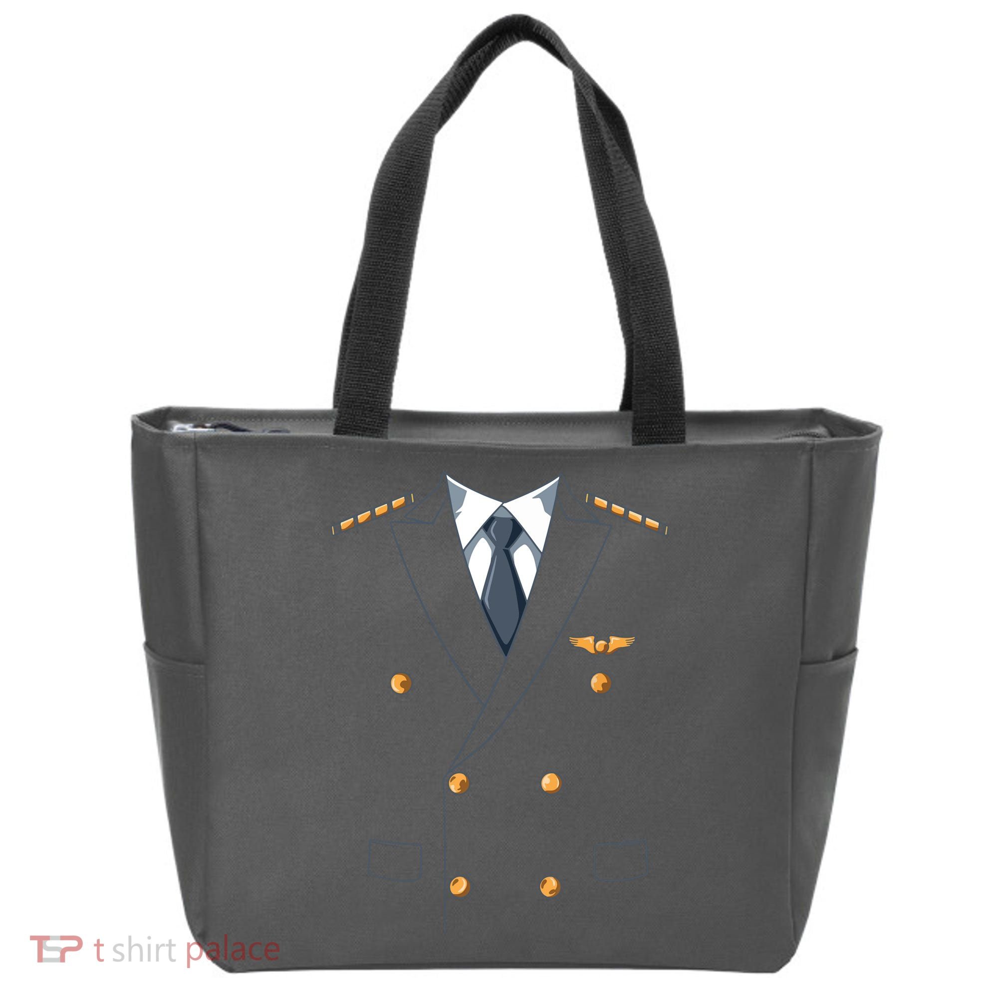 Easy Airline Pilot Costume Pilot Body Headless Pilot Costume Tote Bag
