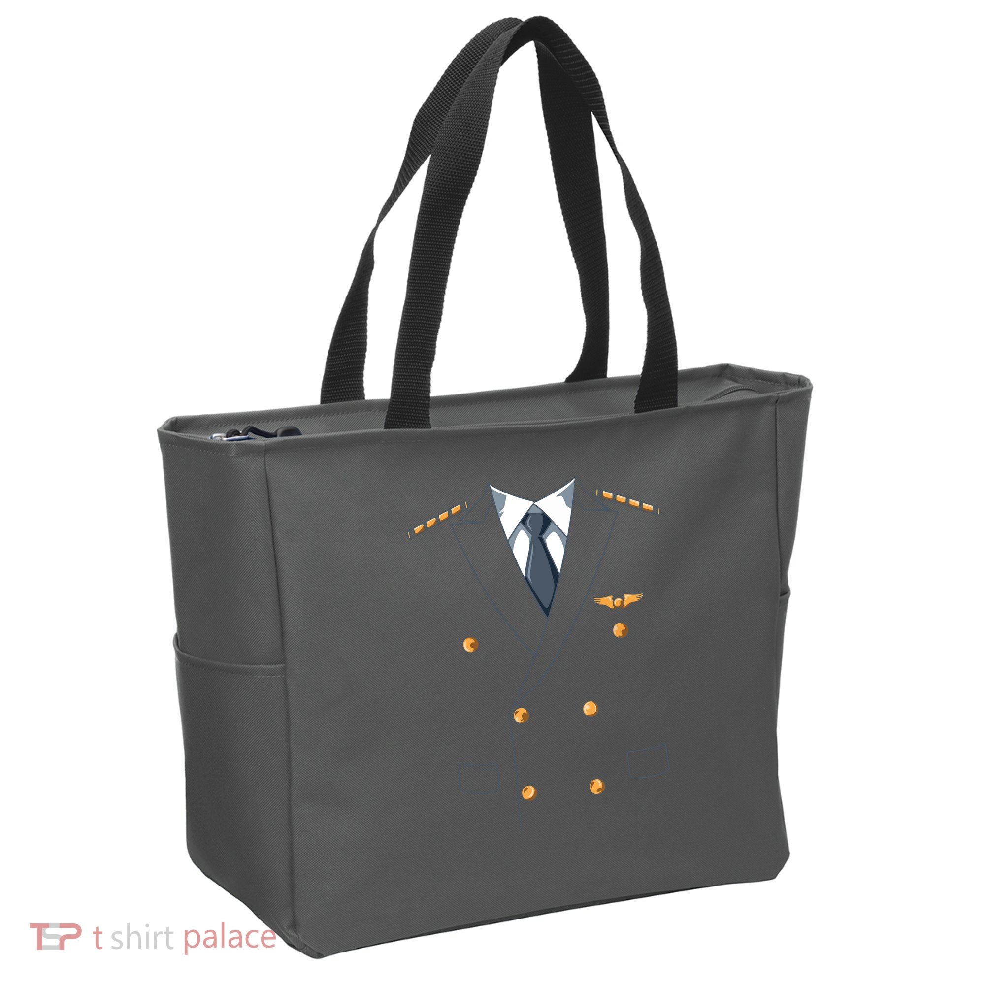 Easy Airline Pilot Costume Pilot Body Headless Pilot Costume Tote Bag