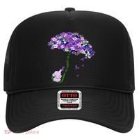 Elephant Alzheimers Purple Flower I Will Remember For You Hat thumb 0