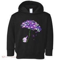 Elephant Alzheimers Purple Flower I Will Remember For You Toddler Hoodie thumb 0