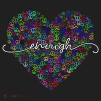 Enough Awareness Rainbow Peace Heart Women's Sweatshirt thumb 2