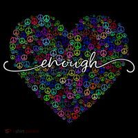 Enough Awareness Rainbow Peace Heart Backpack thumb 2