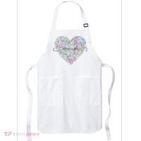 Enough Awareness Rainbow Peace Heart Apron thumb 0