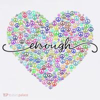 Enough Awareness Rainbow Peace Heart Women's T-Shirt thumb 6