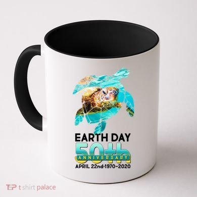 Earth Day 50th Anniversary Turtle Coffee Mug
