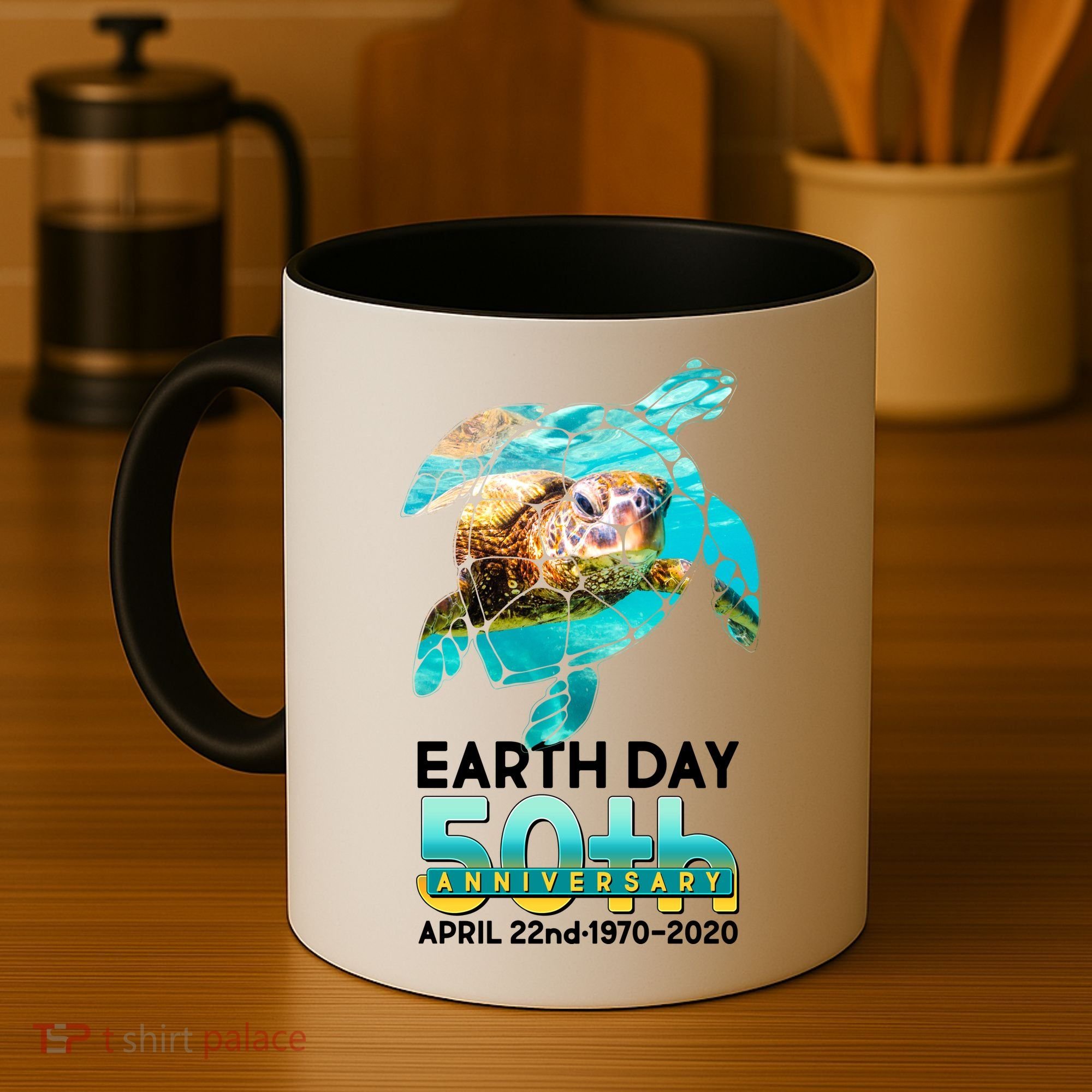 Earth Day 50th Anniversary Turtle Coffee Mug