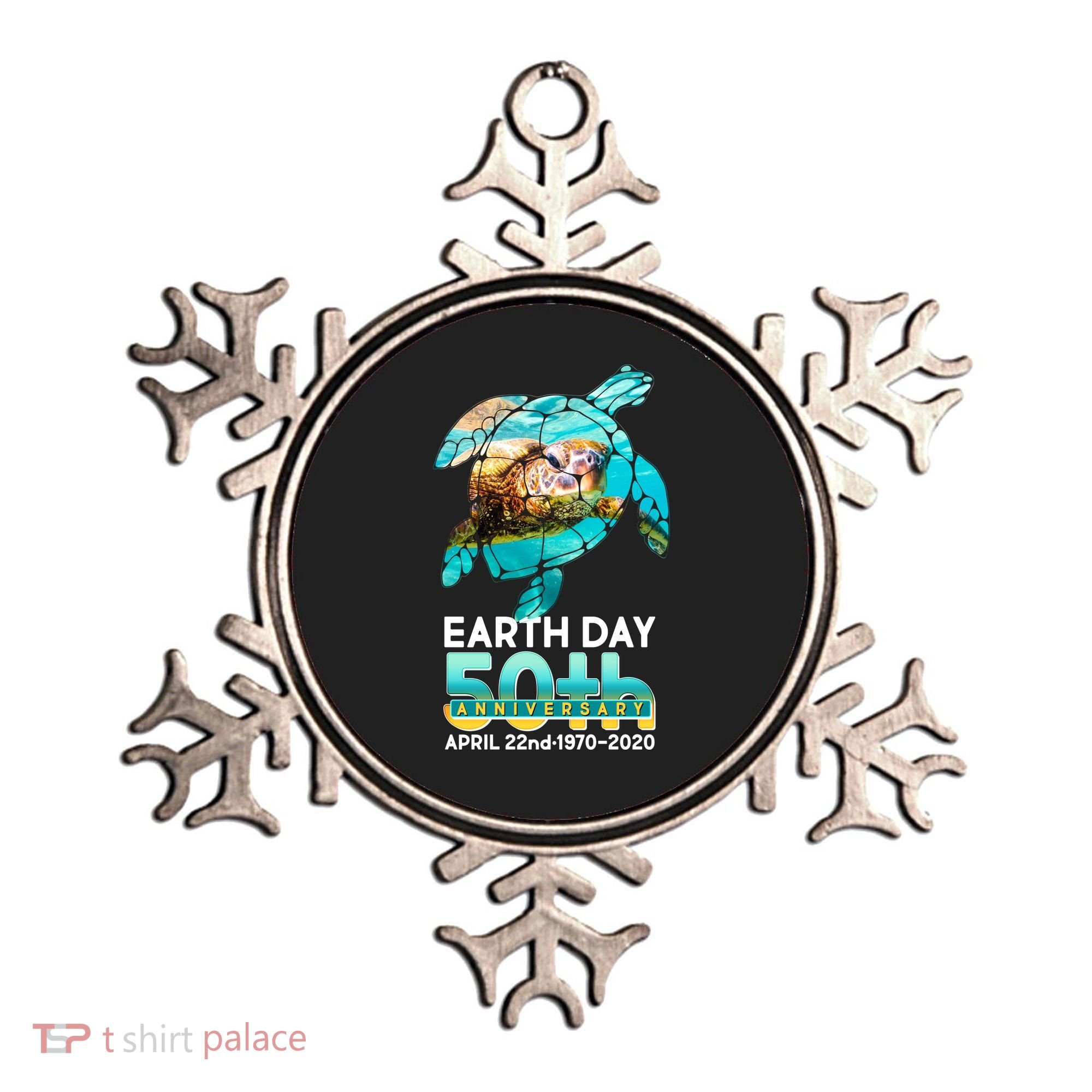 Earth Day 50th Anniversary Turtle Ornament