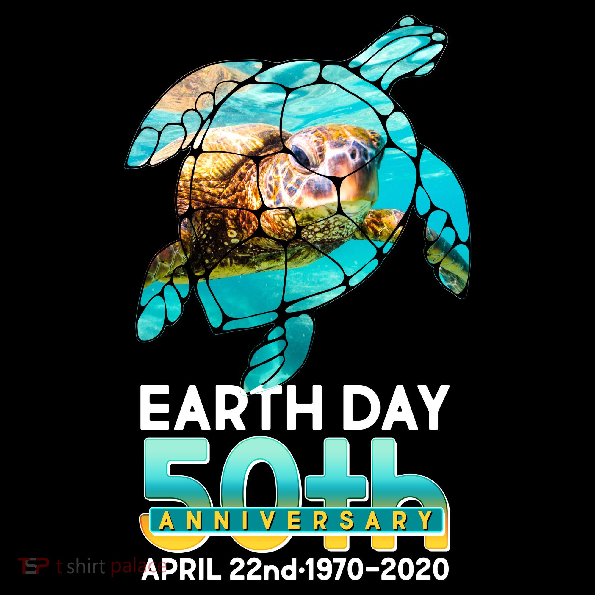 Earth Day 50th Anniversary Turtle Ornament