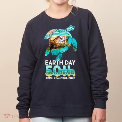 Earth Day 50th Anniversary Turtle Women's Sweatshirt