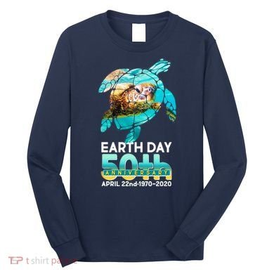 Earth Day 50th Anniversary Turtle Long Sleeve Shirt