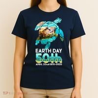 Earth Day 50th Anniversary Turtle T-Shirt thumb 4