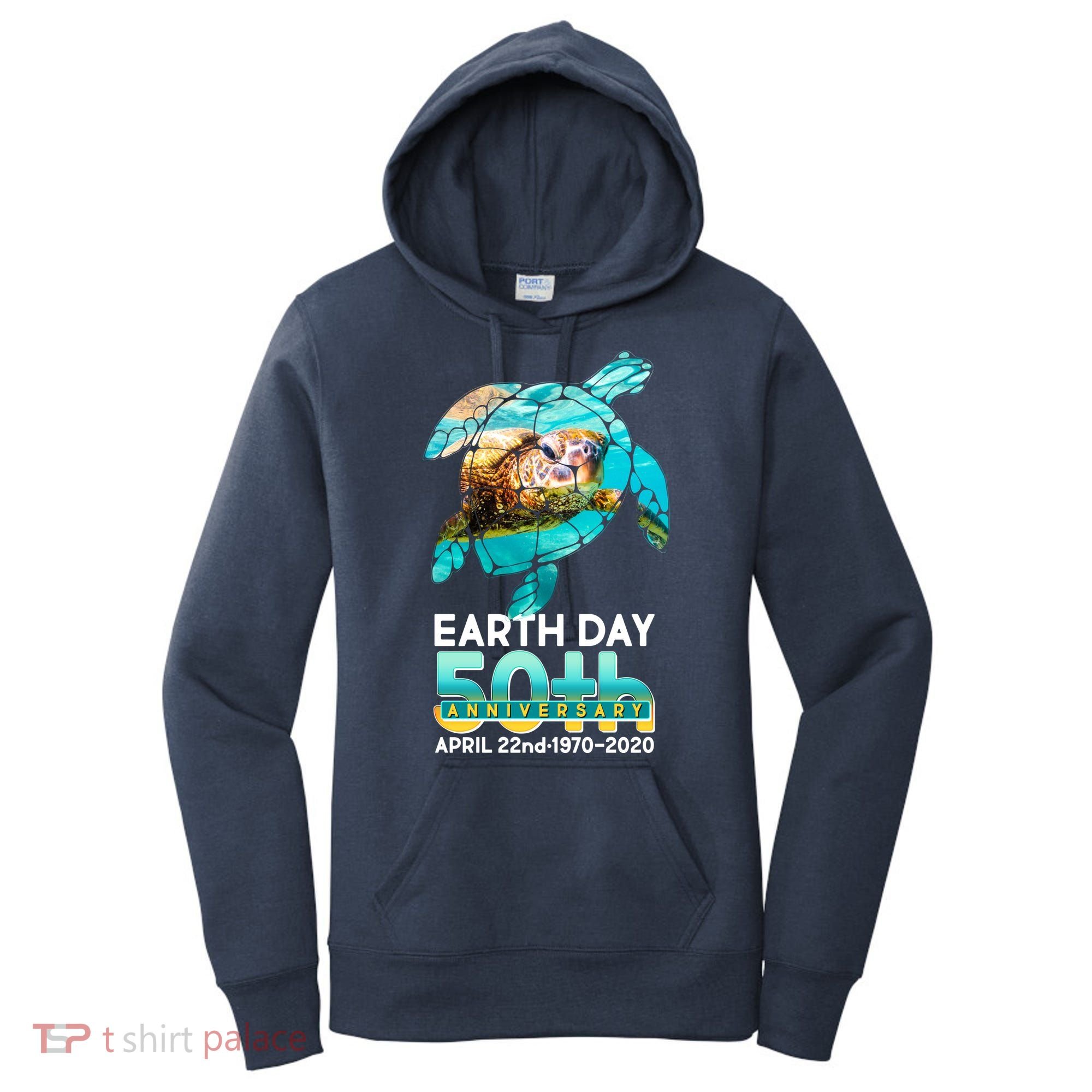 Earth Day 50th Anniversary Turtle Women's Hoodie