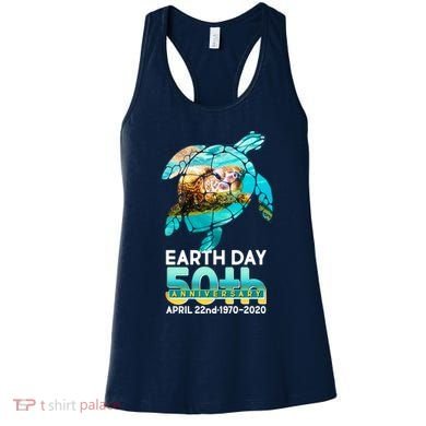 Earth Day 50th Anniversary Turtle Women's Tank Top