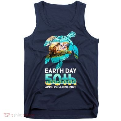 Earth Day 50th Anniversary Turtle Tank Top