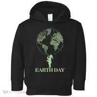 Earth Day Child Blowing Bubbles Earth  Toddler Hoodie thumb 0